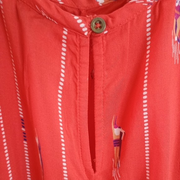 Anthropologie Strappy Virginia Jumpsuit Rayon Adjustable Straps Pull On Size XS - Picture 9 of 12